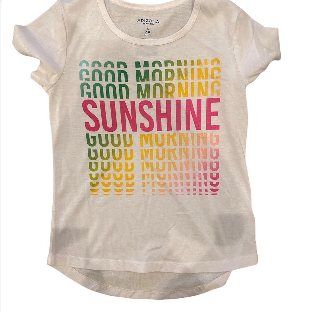 Arizona Jean Company Girls Good Morning Tee Shirt